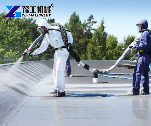 Polyurea equipment used for waterproofing