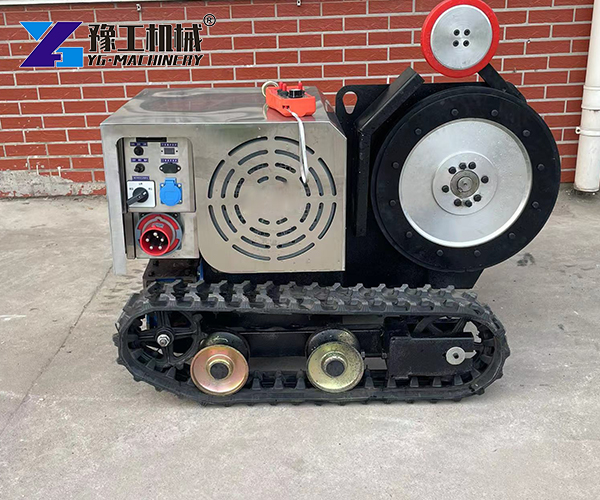 mobile crawler type wire saw machine