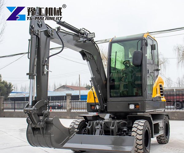 Compact wheeled excavator for sale