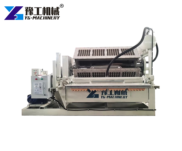 Egg tray machine for poultry farms