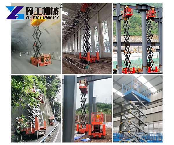 Scissor lift platform application scenarios
