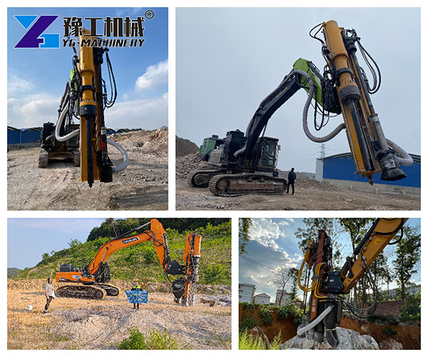 rock drilling and splitting machine for sale