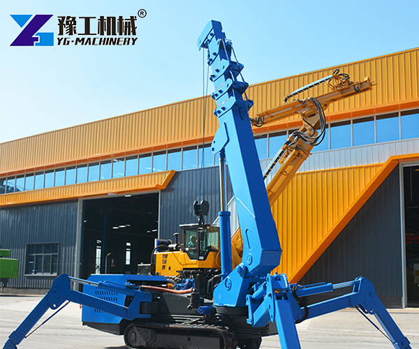 track spider crane easy operation