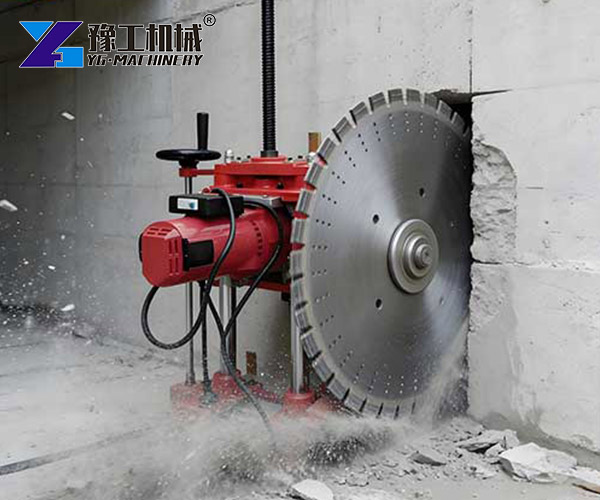 wall sawing machine application